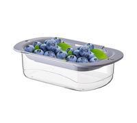 Nixiara Au-dessus de l'évier passoire, panier de drainage à double couche, panier de drainage de lavage pour légumes extensible à double couche | Panier de lavage pour nettoyer le mélange de lavage