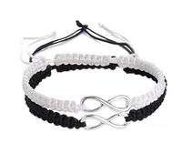 Nixiara Bracelets Infinity Best Friendship - Infinity Symbol Friendship Bracelet réglable pour toujours ami, amitié réglable, contrôle du bracelet de relation pour homme, Consulte la descripción