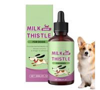 Nixiara Complément alimentaire pour foie de chien | Gouttes liquides pour soutenir le foie, complément alimentaire liquide pour la santé du foie et le bien-être - Pour animaux de compagnie, chats et