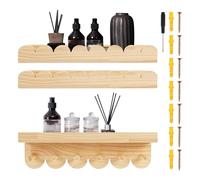 Nixiara Étagère pour Le Stockage des Livres pour, Solution Organisationnelle en Bois en 3 Parties | Librations Flottantes - pour Les Familles École D'études Intérieures