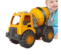 Nixiara Jouets de construction pelleteuse | Grande voiture de jouet pour creuser de haute précision, excavatrice de jouet de simulation avec outils assortis pour jeux