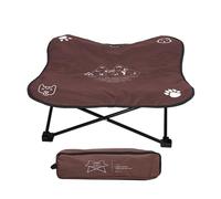 Nixiara Lit pour chien lavable - Flèche de voyage surélevée - Tapis de refroidissement imperméable pour animaux de compagnie - Pliable - Antidérapant - Avec cadre surélevé - Pour cours, extérieur