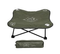 Nixiara Lit pour chien lavable - Flèche de voyage surélevée - Tapis de refroidissement imperméable pour animaux de compagnie - Pliable - Antidérapant - Avec cadre surélevé - Pour cours, extérieur
