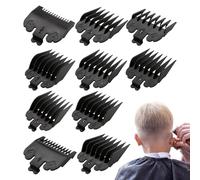 Nixiara Lot de 10 protège-tondeuse pour homme - 10 pièces de rechange - Accessoires de coupe - Fixation sur mesure pour la maison, la boutique de coiffure
