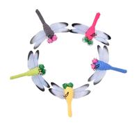 Nixiara Lot de 5 recharges pour Chat Teaser - Jouet en Peluche - Magique - Jeu de 5 Accessoires interactifs pour Faire Sauter - Jouet Doux et coloré pour Chat d'intérieur