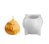 Nixiara Moule en silicone en forme de cylindre d'abeille, peigne à miel, moule à bougie 3D, moule à savon en forme de cylindre de moisissure, art de résine animale, libération rapide, décoration