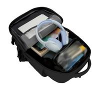 Nixiara Sac à dos de voyage, sac à dos | Voyage Luggage Weekender Daypack,Coq de poche multiple imperméable, rembourré, léger, anti-vol, sac à dos pour voyageurs, femmes, hommes, Noir , Consulte la