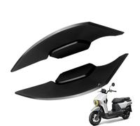Nixiara Spoiler de Moto,Winglets de carénages latéraux | Ailes aérodynamiques de Moto, Accessoire de Modification Universel de becquet d'aile Mat, Style en Fibre de Carbone pour