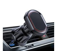 Nixiara Support de téléphone pour voiture, support de téléphone magnétique - Fixation de téléphone à clip magnétique puissant, accessoires de support triple support stable et sûr pour voitures