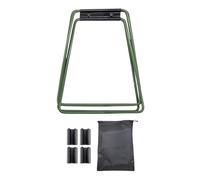 Nixiara Support pliable pour réfrigérateur, support pliable pour boîte à glace, support portable pour boîte à glaçons en acier inoxydable, support pour boîte de camping, support refroidisseur réglable