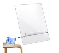 Nixiara Support Pour Livres En Acrylique,Support pour Livre de Cuisine et Tablet | Stand Portable - pour Plan de Travail, Salon, Amis, Intérieur, Cuisine, Travail, Bureau à Domicile, Bibliothèque,