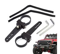 Nixiara Supports de barre lumineuse à LED, fixations de barre légères | Lot de 2 supports de montage pour lumières LED Support de cage à rouleau | Pince à tube réglable Accessoires de voiture lourds