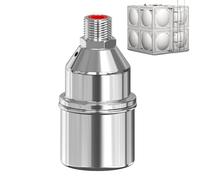 Nixiara Vanne flottante pour réservoir d'eau - Robinet flottant pour piscine - Valve flottante - Remplissage automatique et arrêt des appareils en acier inoxydable pour bétail