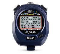 NIXIE 60 Chronomètre professionnel, 60 tours à mémoire divisée avec affichage à 3 lignes, Pacer 1 à 320 BPM, compte à rebours, chronomètre pour entraîneurs, natation, course à pied, montre d'arbitre