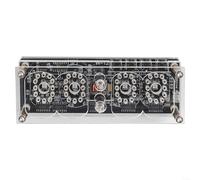 Nixie Clock Module d'horloge LED IN12 Tube lumineux rétro à monter soi-même, alimentation USB avec puce haute horloge et fonctionnement économe en énergie (B)
