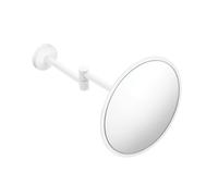 Nixie miroir mural ø20cm avec verre grossissant blanc mat 200x310x200 mm - LAUFEN H3861512680001