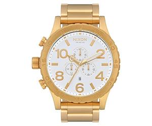 Nixon Homme Analogique Quartz Montre avec Bracelet en Acier Inoxydable A083-508-00