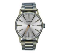 Nixon Montre à Quartz analogique Unisexe avec Bracelet en Acier Inoxydable A356-5093-00, Blanc Vintage/Surplus