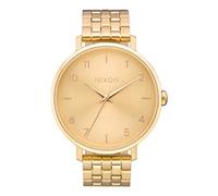 NIXON Montre Femme Quartz- Affichage Analogique Bracelet Acier Inoxydable Or et Cadran Or A1090-502-00