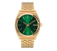 NIXON Montre Mixte Adulte Quartz- Affichage Analogique Bracelet Acier Inoxydable Or et Cadran Vert A045-1919-00