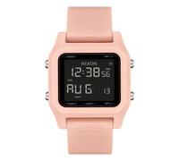 Nixon Montre numérique à Quartz pour Homme avec Bracelet en Silicone A1309-220-00, Rose, Bracelet
