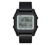 Nixon Montre numérique LCD pour Homme avec Bracelet en Silicone A1309867-00, Noir, Bracelet