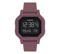 Nixon Siren A1311 Montre de Sport numérique pour Femme (Cadran 38 mm, 18 mm à 16 mm polyuréthane/Caoutchouc/Bracelet en Silicone), Vieux Rose, OSFM, lanière