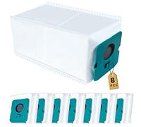 NIXOOT Pack de 8 Sacs à poussière VCA-ADB952 pour Samsung Bespoke Jet Pro Extra/Complete Extra/Complete/Pet Station de Nettoyage pour aspirateur à Main sans Fil, Sac de Grande capacité de 2,5 L