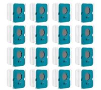 NIXOOT VCA-ADB952 Lot de 16 sacs d'aspirateur pour aspirateur à main sans fil Samsung Bespoke Jet Pro Extra/Complete Extra/complete/Pet Clean Station 2,5 l