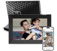 Nixplay Touch Screen Smart Photo Frame 10.1-inch Black Silver