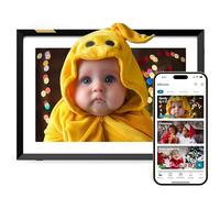 Nixplay 10,1 Pouces Cadre Photo numérique Intelligent WiFi écran Tactile (W10P), Classic Mat Noir, Partagez instantanément des Clips vidéo et Photos par e-Mail ou Via l'application Mobile (Vieux)