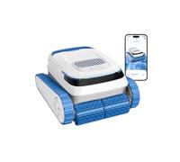 Nixpool QD40 Robot Piscine sans Fil Batterie 120 Min - Nettoyage Fond, parois et Ligne d’Eau, Navigation Intelligente avec stationnement Automatique, Application Bluetooth, Filtre 4L