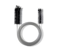 NIXRET Brosse de Nettoyage Flexible Noir, 155cm Brosse à Tuyau Double Extrémité, Outil de nettoyage fin pour trou de vidange, Àquarium Poissons Entretien