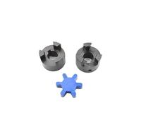 NIYAKA Accouplement à Trois mâchoires de Type L en Acier L075 D44.5 L51, alésage 10/12/14/16/17/19/22/24/25mm for coupleur de servomoteur, encodeurs de Gravure(10-17)