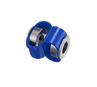 NIYAKA LS D D23L24 8 Police encodeur Accouplement d'arbre coupleur à Double Boucle Flexible imprimante 3D servomoteur connecteur à Joint Universel(8mmX8mm)