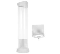 NIYANGLE 1 distributeur de cornets de glace : support à cornets facile à nettoyer pour machines à glace, comptoirs et chariots à collations - conception réutilisable