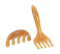 NIYANGLE 1 Ensemble Peigne De Massage Face Ensemble De Outils De Peigne à Griffes à Larges Dents Pour Massage Relaxant Et