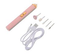 NIYANGLE 1 Ensemble Ponceuse Électrique à Ongles Kit de Pédicure Portable USB Rechargeable pour Nail Art Outils de Ongulaires