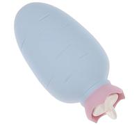 NIYANGLE 1 Jeu d'injection d'eau en silicone mini-carottes bouillotte d'extérieur chauffe-mains bouteille d'eau chaude bouillotte carotte d'eau chaude de dessin animé portable PC