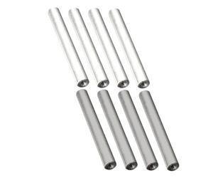 NIYANGLE 1 Jeu Tige D'électrolyseur D'eau Fer Doux Pour Électro-aimants Prise D'élément De Chauffe-eau De Banlieue Tige De Fer Pur Pour Bobines Magnétiques Le Fer Silver 8 Pièces