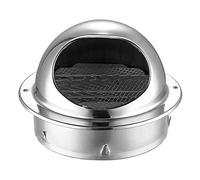 NIYANGLE 1 Pc Bouchon D'échappement Assiette à Steak En Fonte Sortie D'échappement Capuchon Tuyau Métallique Tuyau D'évacuation De La Sécheuse Séchoir Acier Inoxydable Tente Mur