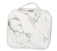 NIYANGLE 1 Pièce Boîte de Rangement Marbrée Compartiments Trousse de Toilettes Portable et Organisateur de Cosmétiques pour Voyage