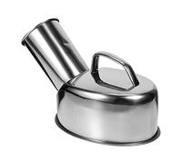 NIYANGLE 1 Pièce Bouteille Urinaire Acier pour Hommes Urinal Portable Pratique pour Patients Facile à Nettoyer et Durable