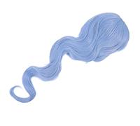 NIYANGLE 1 Pièce Perruque Longue Bou Synthétique Frange Cosplay Couleur pour Fêtes et Événements