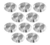 NIYANGLE 10 Clous de Pavage Aveugle en Acier Inoxydable Picots Antidérapants, Indicateurs Tactiles pour Accessibilité Publique et Espaces Publics, 1,4x1,4 Pouces