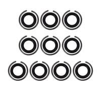 NIYANGLE 10 Ensembles Impact Wrench Retaining Rings With O-rings Iron Socket Retainer Clips For Pneumatic And Electric Tools Easy Installation And Anti-slip Repair Kit
