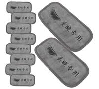 NIYANGLE 10 Pièces Coussinets Tête Éponges Antidérapants pour Extensions de Cils Réutilisables Coton Long Staple Confortables pour Maquillage et Salons de Beauté