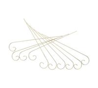 NIYANGLE 10 Pièces de Jardin 20x3,4 Cm Or Élégant et Résistant la Rouille pour Support Solide de Plantes et Étiquettes de Jardinage Extérieurs