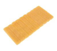 NIYANGLE 10 Pièces Gomme Nettoyante pour Chaussures et Daim, Bloc en Caoutchouc Jaune, Portable, Nettoyage Haute Efficacité, pour Vêtements et Chaussures, 8x2x1cm