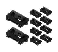 NIYANGLE 10 Pièces Lot de Clips de Fixation Garniture Intérieure Voiture Compatibles avec Véhicules Clips Robustes Plastique Noir pour Toit Maintien Rapide du Panneau de Plafond